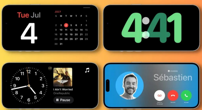 夹江苹果手机维修分享iOS17横屏充电待机显示有什么好处 