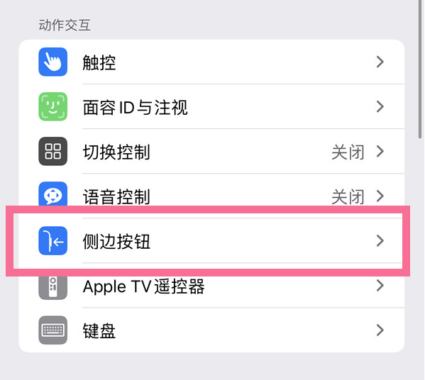 夹江苹果14维修店分享iPhone14 Plus侧键双击下载功能关闭方法 